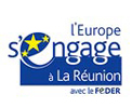 Logo l'Europe s'engage à la Réunion